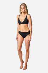 UNE PIECE-Classic Sassy Bikini Bottom BLACK