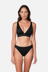 UNE PIECE-Classic Sassy Bikini Bottom BLACK