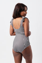 UNE PIECE in Black Gingham
