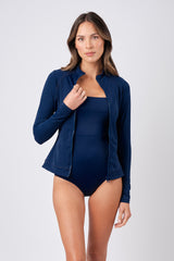 UNE PIECE-Classic Square Neck NAVY