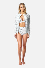 UNE PIECE in Polka Blanc