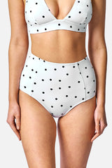 UNE PIECE in Polka Blanc