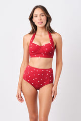 UNE PIECE in Polka Rouge Texture