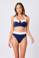 UNE PIECE in Navy Monochrome Texture