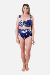 UNE PIECE in Palm Silhouette Navy