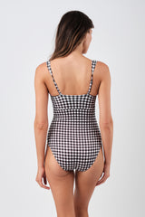 UNE PIECE in Black Gingham