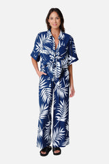 UNE PIECE in Palm Silhouette Navy