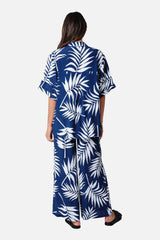 UNE PIECE in Palm Silhouette Navy