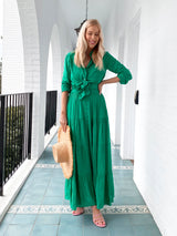 UNE PIECE-Beach Shirt Dress GREEN