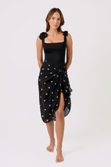 UNE PIECE in Polka Noir