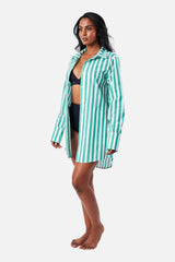 UNE PIECE in Hamptons Stripe Green