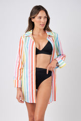 UNE PIECE in Hamptons Stripe Rainbow
