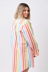 UNE PIECE in Hamptons Stripe Rainbow