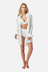 UNE PIECE in Polka Blanc