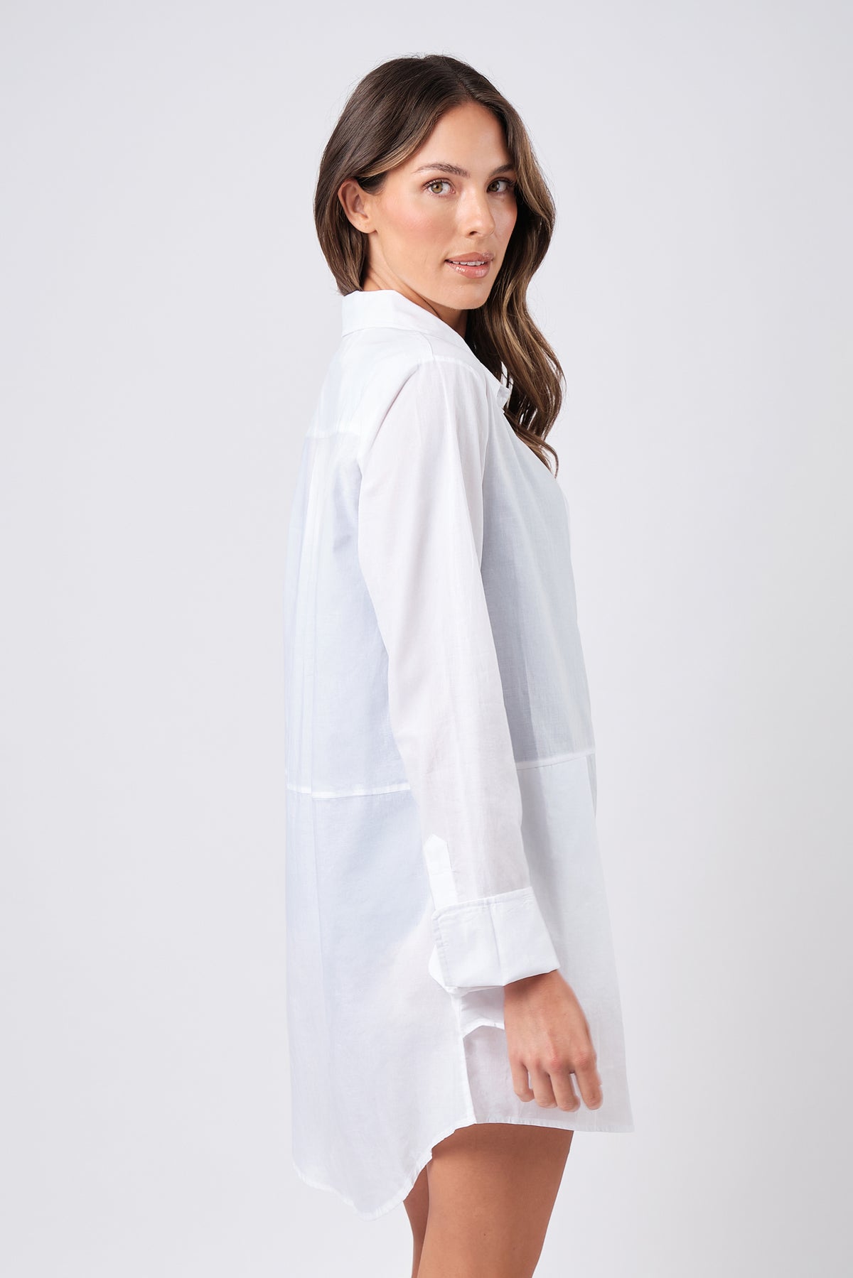 long beach shirt dress Blue Linen Beach Maxi Dress main image 0