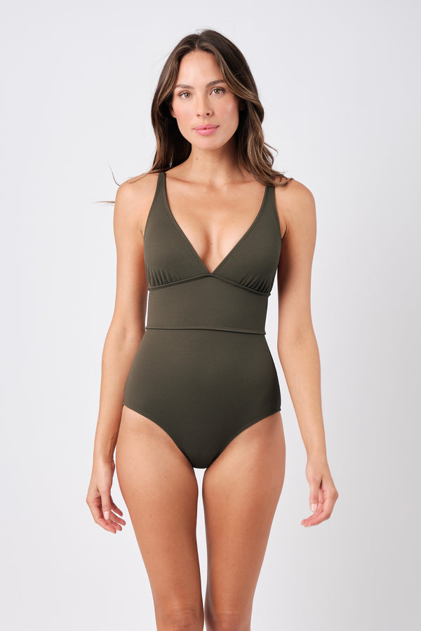 UNE PIECE-Classic One Piece KHAKI TEXTURE