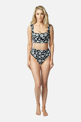 UNE PIECE in Daisy Silhouette Black