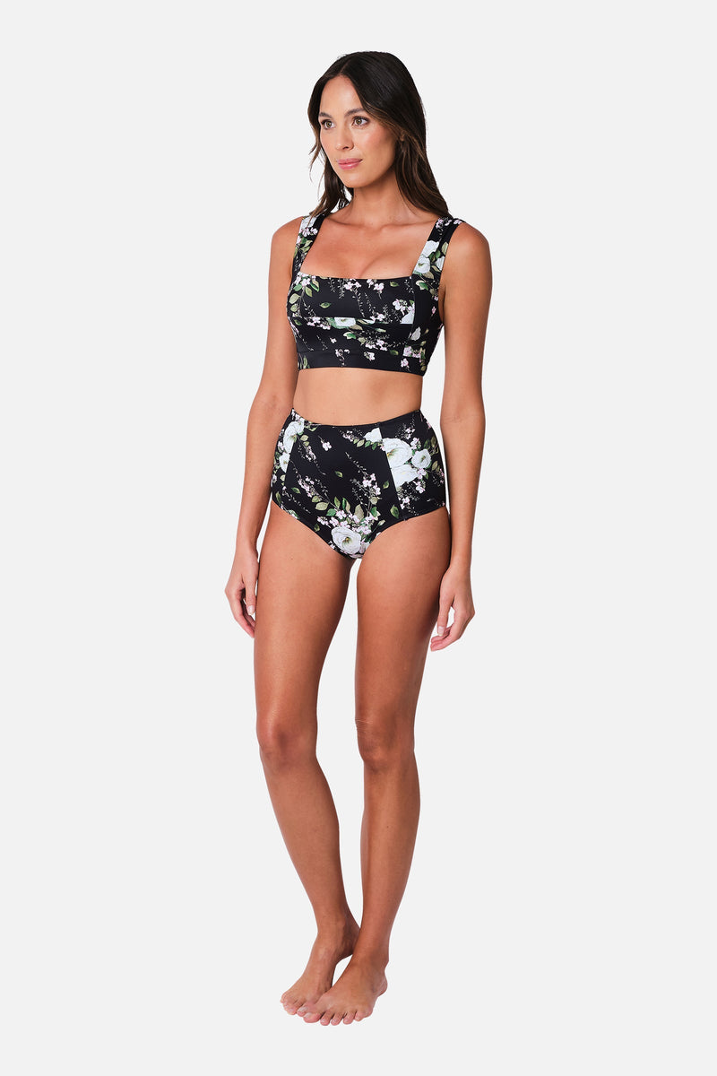 Laurel Square Neck Bralette Bikini Top – FloralKini