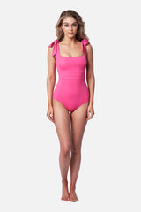 UNE PIECE-Classic Square Neck PINK