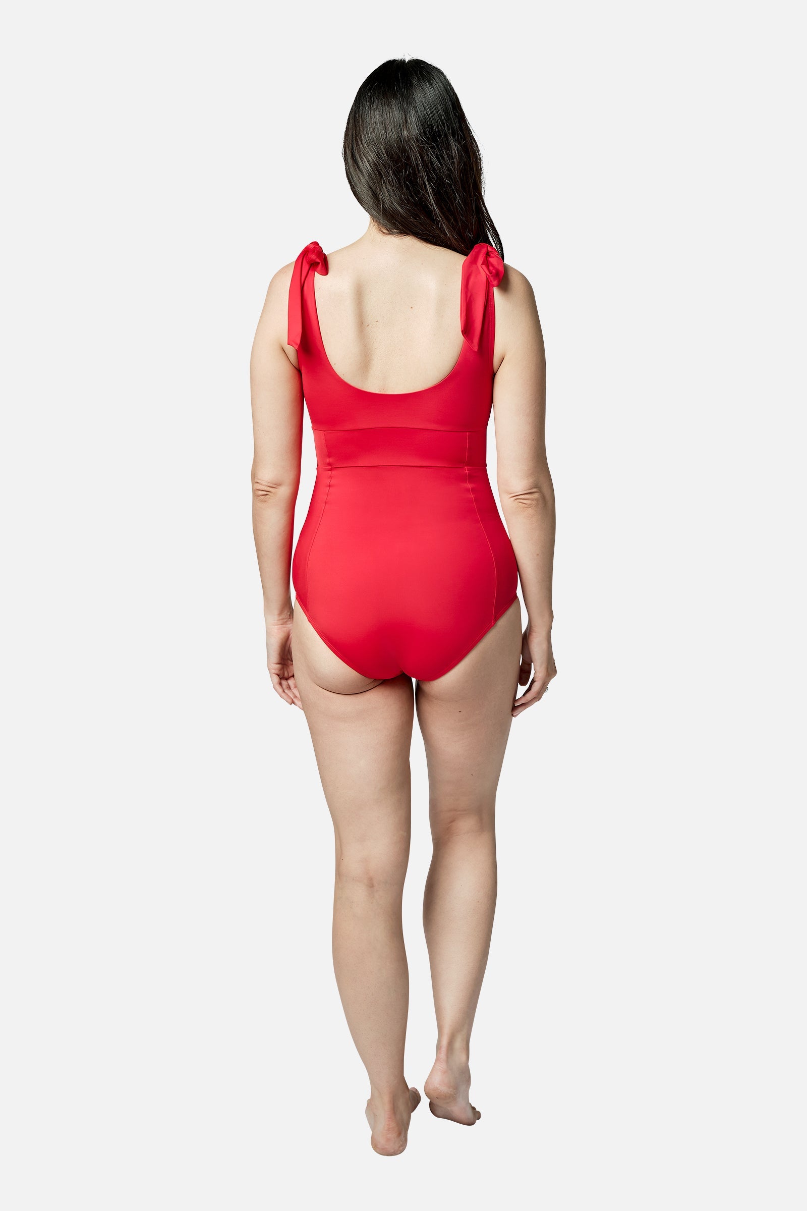 Classic Square Neck RED – UNE PIECE