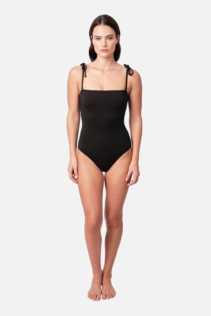 UNE PIECE-Classic Strapless One Piece BLACK