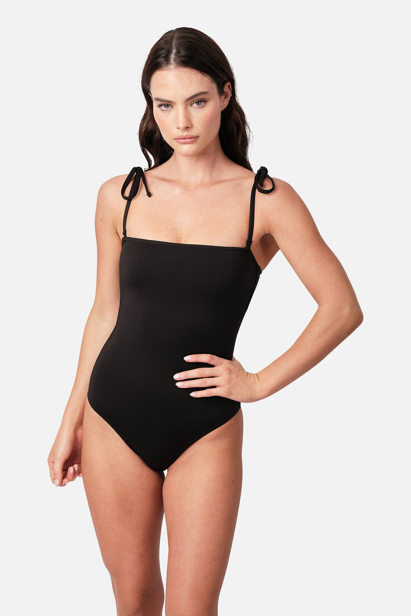 UNE PIECE-Classic Strapless One Piece BLACK