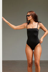 UNE PIECE-Classic Strapless One Piece BLACK