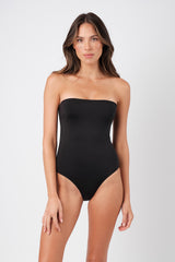 UNE PIECE Classic Strapless One Piece in Black