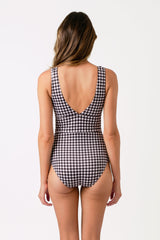 UNE PIECE in Black Gingham