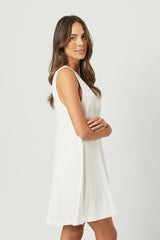 UNE PIECE-Lace Trim V-Neck Nightie IVORY