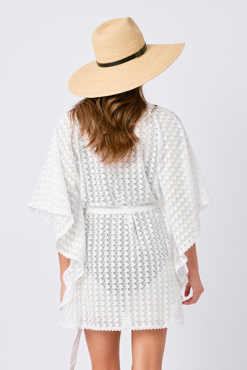 UNE PIECE-Madagascan Raffia Wide Brim Hat NATURAL