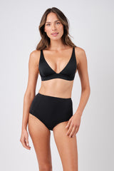 UNE PIECE Never Say Never Bikini Bralette in Black