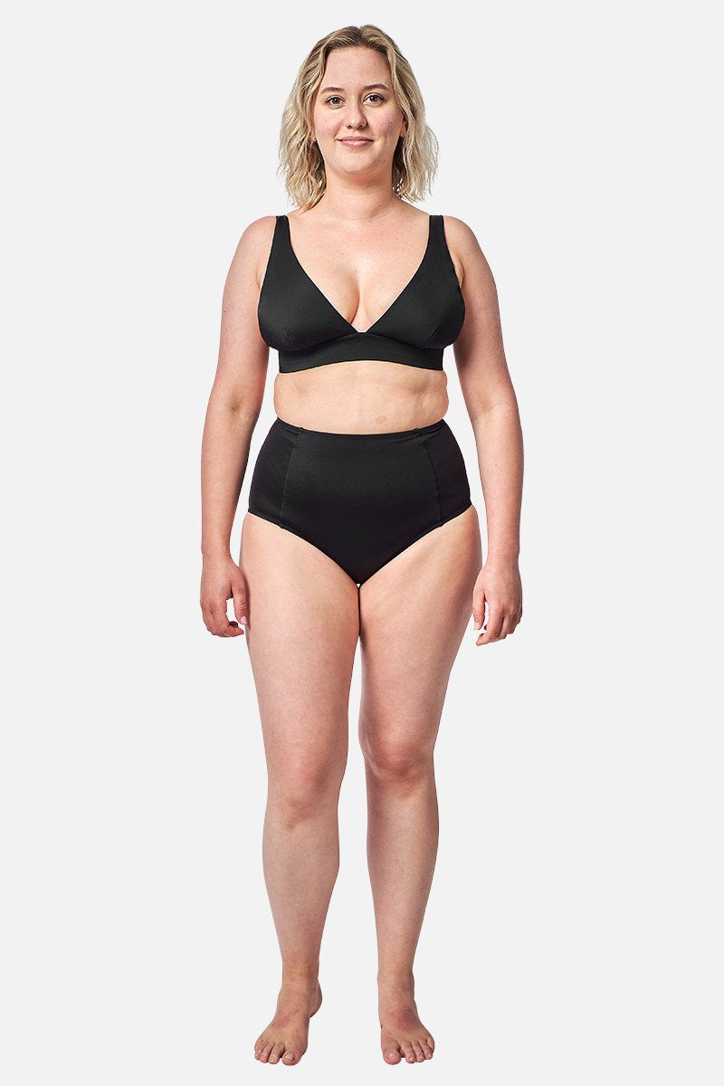 UNE PIECE-Never Say Never Bikini Bralette (DD-F Cup) BLACK