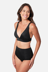 UNE PIECE-Never Say Never Bikini Bralette (DD-F Cup) BLACK