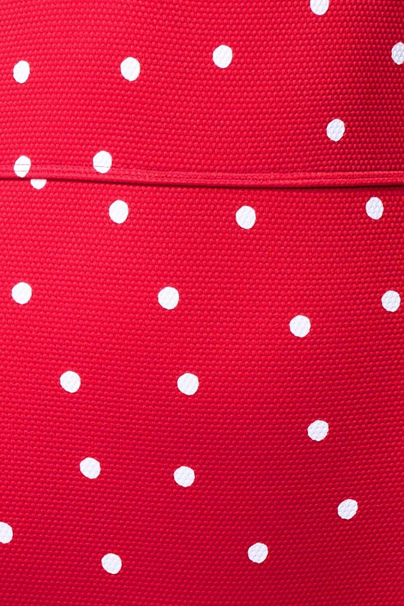 UNE PIECE-Original Bustier Balconette Bikini Bralette POLKA ROUGE TEXTURE