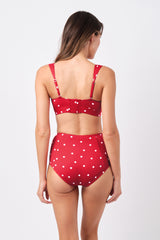 UNE PIECE in Polka Rouge Texture