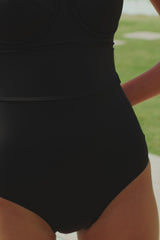 UNE PIECE-Original Bustier Balconette One Piece HAWTHORN BLACK