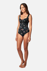 UNE PIECE-Original Bustier Balconette One Piece HAWTHORN BLACK