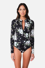 UNE PIECE-Original Sexie Rashie LONDON BOTANICAL BLACK