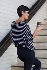 UNE PIECE in Thick Navy Stripe