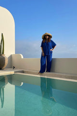 UNE PIECE Palazzo Pants in Cobalt Blue