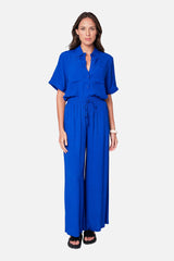 UNE PIECE Palazzo Pants in Cobalt Blue