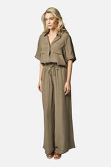 UNE PIECE-Palazzo Pants KHAKI