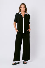 UNE PIECE-Palazzo Pants MONOCHROME