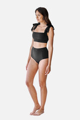 UNE PIECE-[Sample] Classic Square Neck Bikini Bralette BLACK