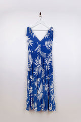 UNE PIECE in Palm Silhouette Cobalt