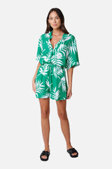 UNE PIECE in Palm Silhouette Green