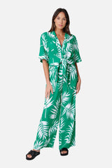 UNE PIECE in Palm Silhouette Green