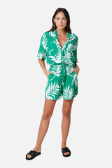 UNE PIECE in Palm Silhouette Green