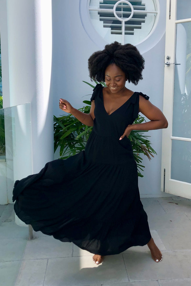 Swing Maxi Dress BLACK UNE PIECE Swing Maxi Dress BLACK UNE PIECE